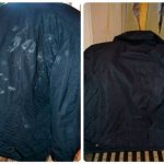 White stains on a down jacket