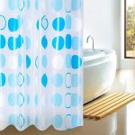 Polyethylene bath curtain