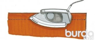 Ironing rules - sewing for beginners