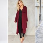 С чем носить бордовое пальто – 30 фото стильных образов в бордовом пальто