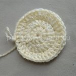Hat - bonnet for a child (crocheted)