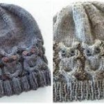 owl hat knitting pattern with description