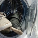 washing shoes in a machine