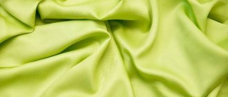 Light green lyocell fabric
